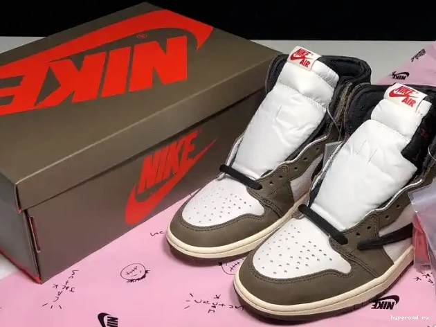 Travis 1 Air x Scott CD4487 OG High Jordan Retro 100 - 'Mocha' 0518